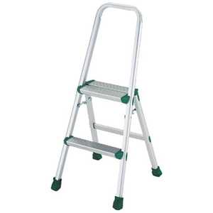 トラスコ中山 アルミ製踏台 軽作業用・上枠・脚カバー付 2段 TAU-2 トラスコ中山 アルミ製踏台 軽作業用・上枠・脚カバー付 2段 TAU-2