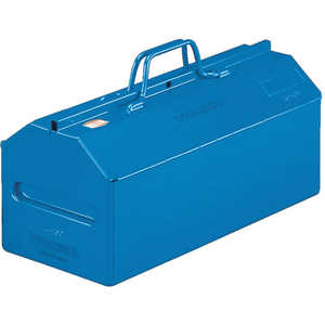 トラスコ中山 山型中皿付工具箱 533X201X261 ブルー L530B トラスコ中山 山型中皿付工具箱 533X201X261 ブルー L530B