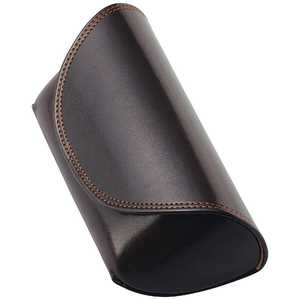 名古屋眼鏡 メガネケース セミハード ブラウン 2935-02