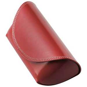 名古屋眼鏡 メガネケース セミハード レッド 2935-03