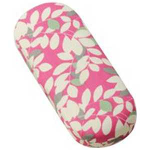 名古屋眼鏡 メガネケース メタルハード フラワー ピンク 2477-02