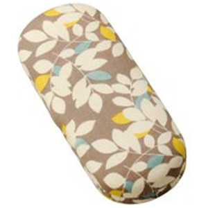 名古屋眼鏡 メガネケース メタルハード フラワー ブラウン 2477-03