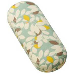 名古屋眼鏡 メガネケース メタルハード フラワー グリーン 2477-04