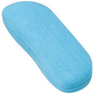 名古屋眼鏡 メガネケース メタルハード ブルー 2478-04