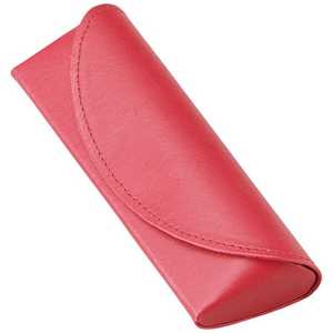 名古屋眼鏡 メガネケース セミハード [S] RE レッド 2106-02