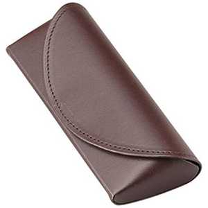 名古屋眼鏡 メガネケース セミハード [M] ブラウン 2107-04