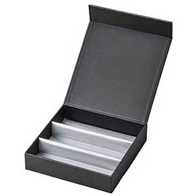名古屋眼鏡 メガネケース 3本収納 コレクションBOX ブラック 2550ー01
