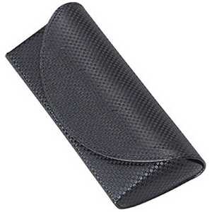 名古屋眼鏡 メガネケース セミハード [M] ブラック 2109ー01