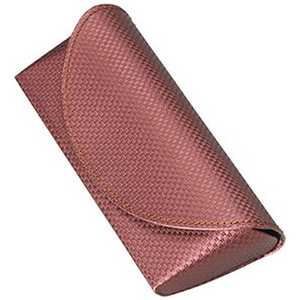 名古屋眼鏡 メガネケース セミハード [M] ワイン 2109ー03