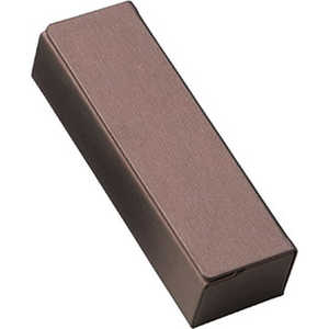 名古屋眼鏡 メガネケース メタルハード 四角 ブラウン 2451ー03