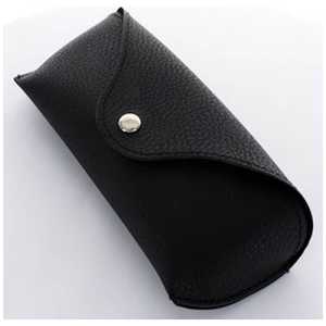 名古屋眼鏡 メガネケース セミハード ブラック 2148ー01