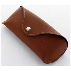 名古屋眼鏡 メガネケース セミハード ブラウン 2148ー02