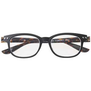 名古屋眼鏡 (度あり +2.00) 老眼鏡 (シニアグラス) カラフルック ブラック×デミ 5561_20 名古屋眼鏡 (度あり +2.00) 老眼鏡 (シニアグラス) カラフルック ブラック×デミ 5561_20