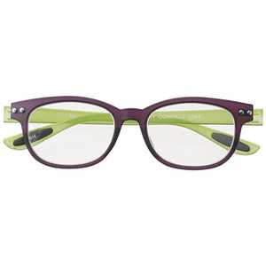 名古屋眼鏡 (度あり +2.00) 老眼鏡 (シニアグラス) カラフルック パープル×グリーン 5564_20 名古屋眼鏡 (度あり +2.00) 老眼鏡 (シニアグラス) カラフルック パープル×グリーン 5564_20