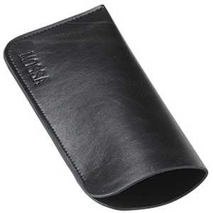 名古屋眼鏡 メガネケース MOSSA 片口式 ソフト ブラック 2518ー01