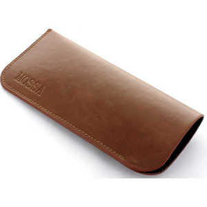 名古屋眼鏡 メガネケース MOSSA 片口式 ソフト ブラウン 2518ー02