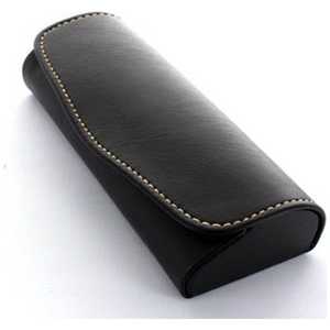 名古屋眼鏡 メガネケース セミハード ブラック 2155ー01