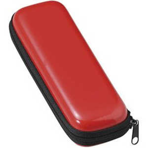 名古屋眼鏡 メガネケース ウレタンセミハード レッド 2058ー02
