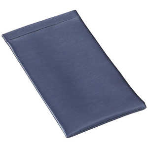 名古屋眼鏡 メガネケース ソフト ビニール片口  紺 2506ー02