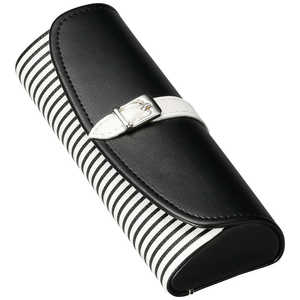 名古屋眼鏡 メガネケース セミハード ブラック 2167ー01