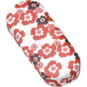 名古屋眼鏡 メガネケース メタルハード レッド 2233ー02