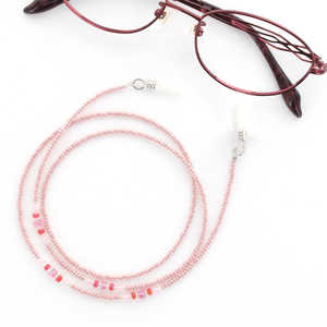 名古屋眼鏡 エレガントメガネチェーン ピンク 9286 01