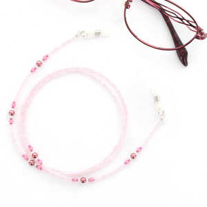 名古屋眼鏡 エレガントメガネチェーン ピンク 9287 01