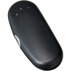 名古屋眼鏡 メガネケース プラスチックハード ブラック 2005ー01