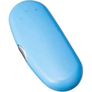 名古屋眼鏡 メガネケース プラスチックハード ライトブルー 2005ー03