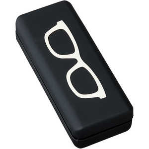 名古屋眼鏡 メガネケース メタルハード ブラック 2213ー01