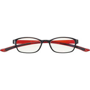 名古屋眼鏡 (度あり +3.00) 老眼鏡 (シニアグラス) カカル ブラック・レッド 4952_30 名古屋眼鏡 (度あり +3.00) 老眼鏡 (シニアグラス) カカル ブラック・レッド 4952_30