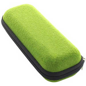 名古屋眼鏡 メガネケース ウレタンセミハード グリーン 2095ー06