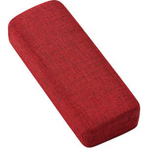 名古屋眼鏡 メガネケース メタルハード レッド 2225ー02