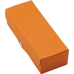 名古屋眼鏡 メガネケース セミハード2ピース オレンジ 2563ー03