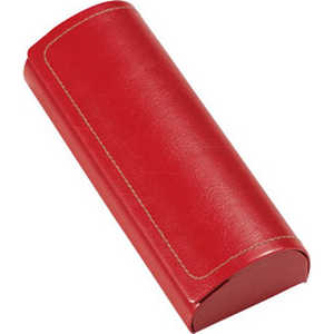 名古屋眼鏡 メガネケース メタルハード レッド 2566ー02