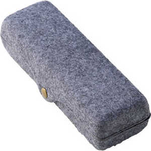 名古屋眼鏡 メガネケース SURE(シュア)ウレタンセミハード グレー 2097ー02