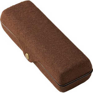 名古屋眼鏡 メガネケース SURE(シュア)ウレタンセミハード ブラウン 2097ー03