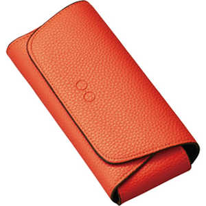 名古屋眼鏡 メガネケース セミハード オレンジ 2100ー03