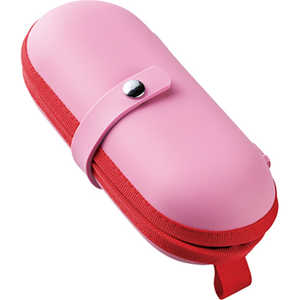 名古屋眼鏡 メガネケース ウレタンセミハード ピンク 2078ー02