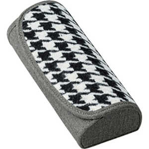 名古屋眼鏡 メガネケース セミハード グレー×ブラック 2577ー01