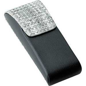 名古屋眼鏡 メガネケース セミハード ブラック 2578ー01