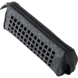 名古屋眼鏡 ウレタンセミハード(SURE)メガネケース ダークグレー 2086_01