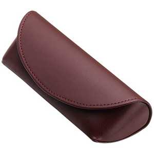 名古屋眼鏡 メガネケース セミハード レッド 2826ー03