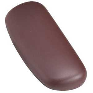 名古屋眼鏡 メガネケース プラスチックハード ダークレッド 2014ー02