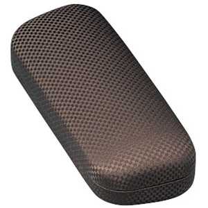 名古屋眼鏡 メガネケース メタルハード ブラウン 2467ー02