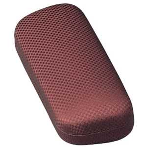 名古屋眼鏡 メガネケース メタルハード ワイン 2467ー03