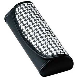 名古屋眼鏡 メガネケース セミハード 千鳥格子 ブラック 2925ー01
