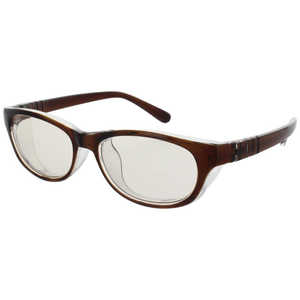 名古屋眼鏡 (保護メガネ)メオガードナチュラル Mサイズ 8868-02(ブラウン)