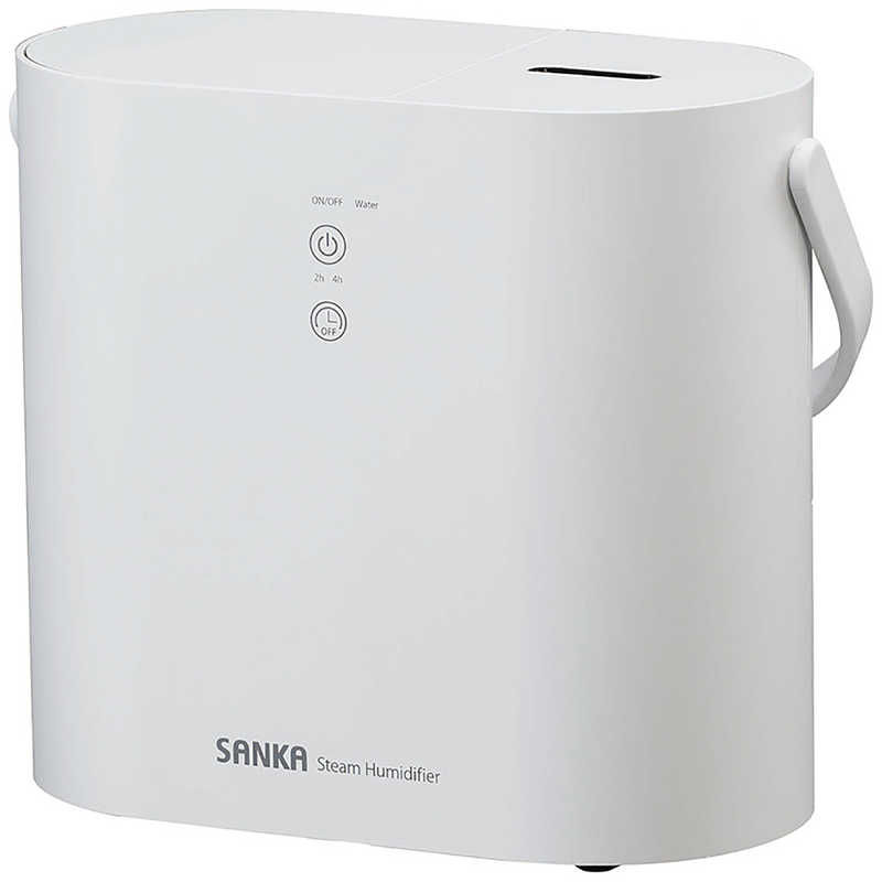 サンカ サンカ パーソナルスチーム式加湿器 ［スチーム式］木造 3畳/鉄筋 6畳 SSH-2000WH SSH-2000WH