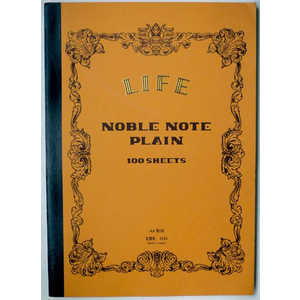 ライフ [ノート]ノーブルノート(A4・無地・100枚) N34